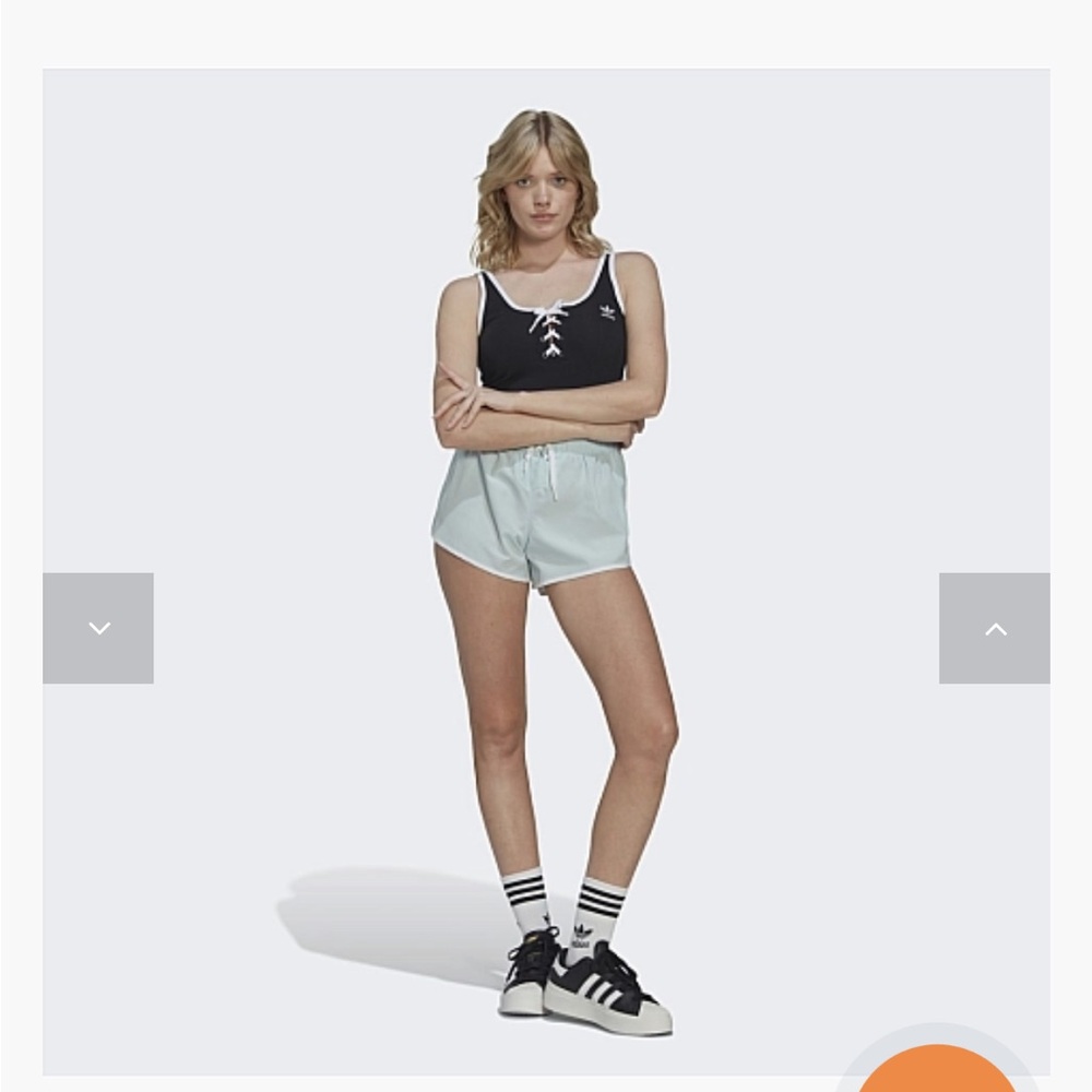 Adidas Original Laced Shorts Womens Athletic Shorts